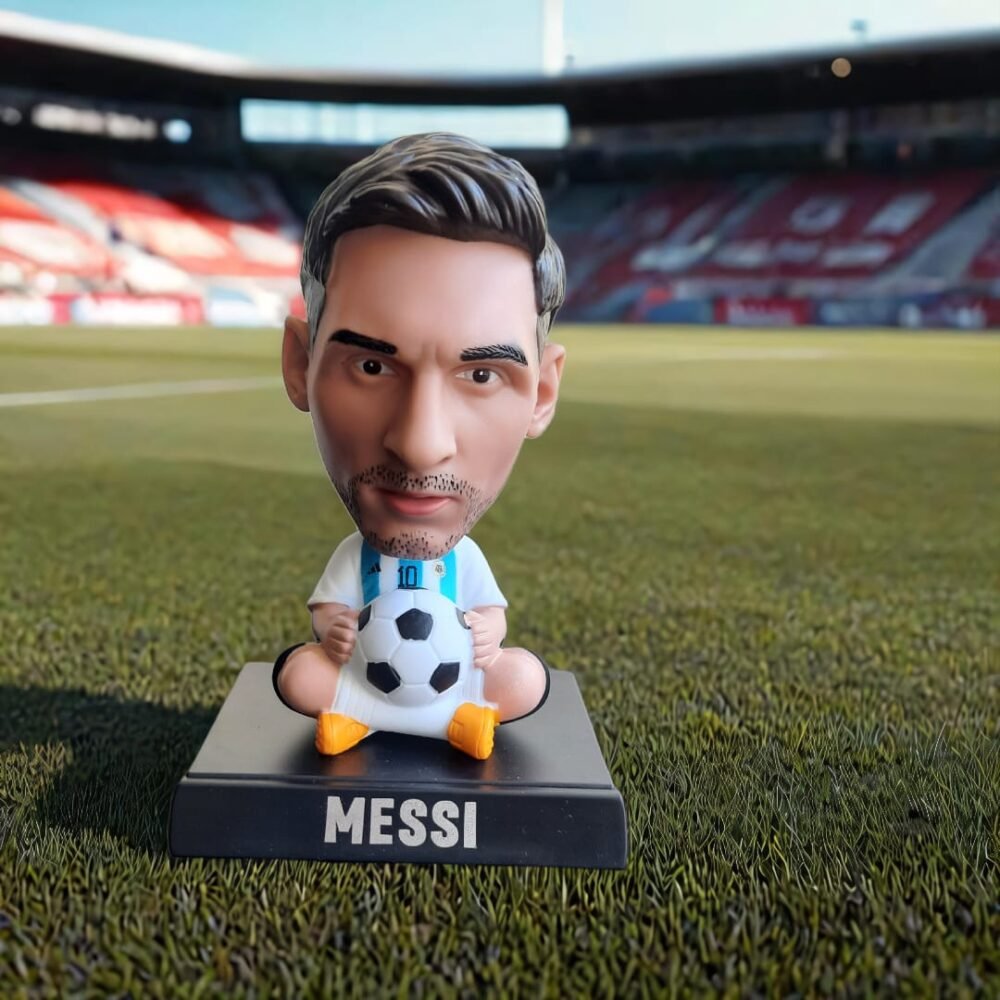 Messi Character Bobble Head for Cars, Showpieces and Table Showcases