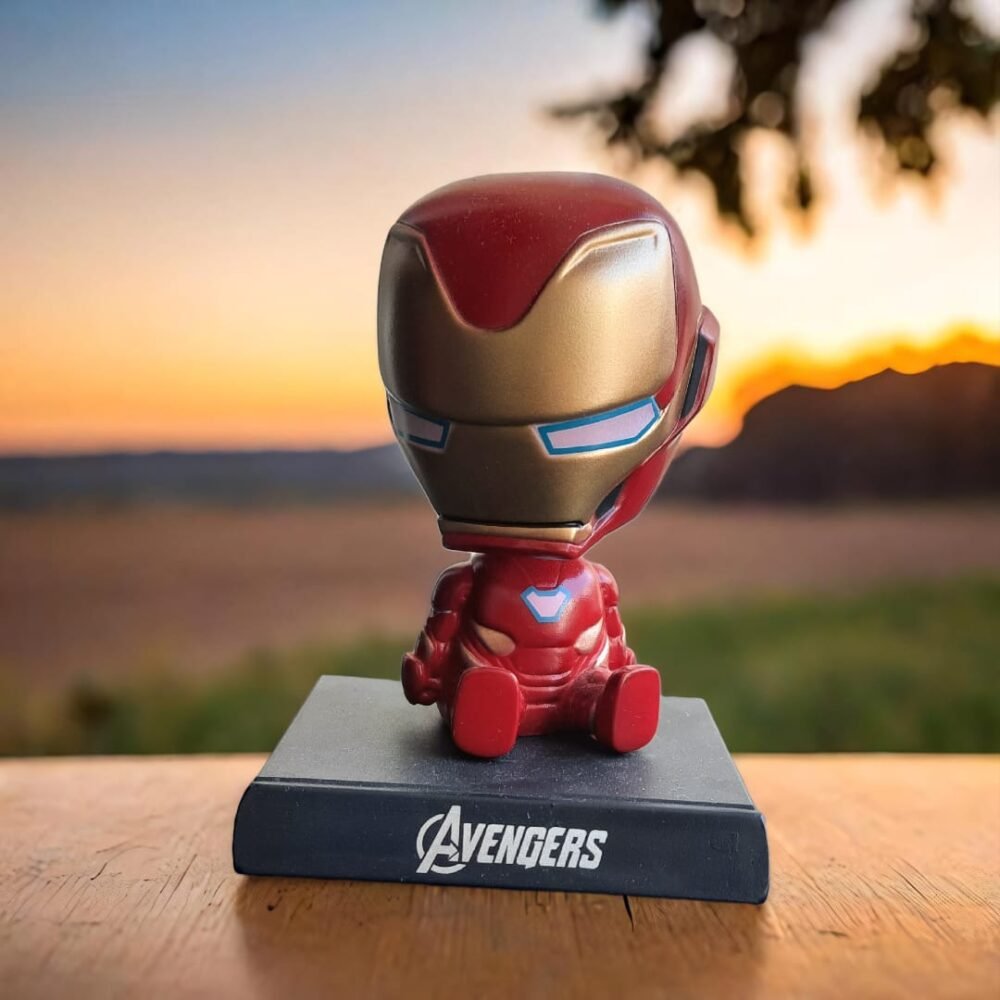 Ironman Character Bobble Head for Cars, Showpieces and Table Showcases