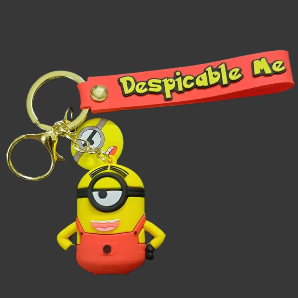 SDL - 1 Piece of Minion Design Premium Silicone Keychain