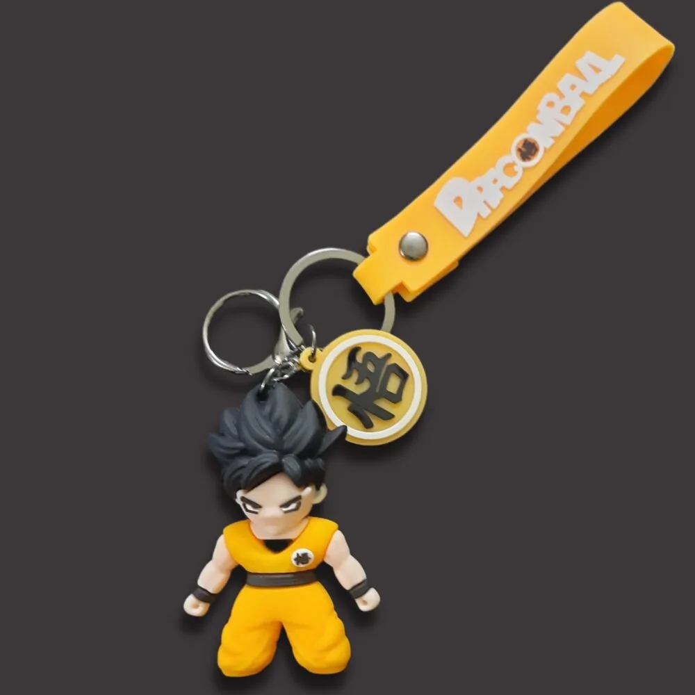 SDL - 1 Piece of DragonBallZ Goku Design Premium Silicone Keychain