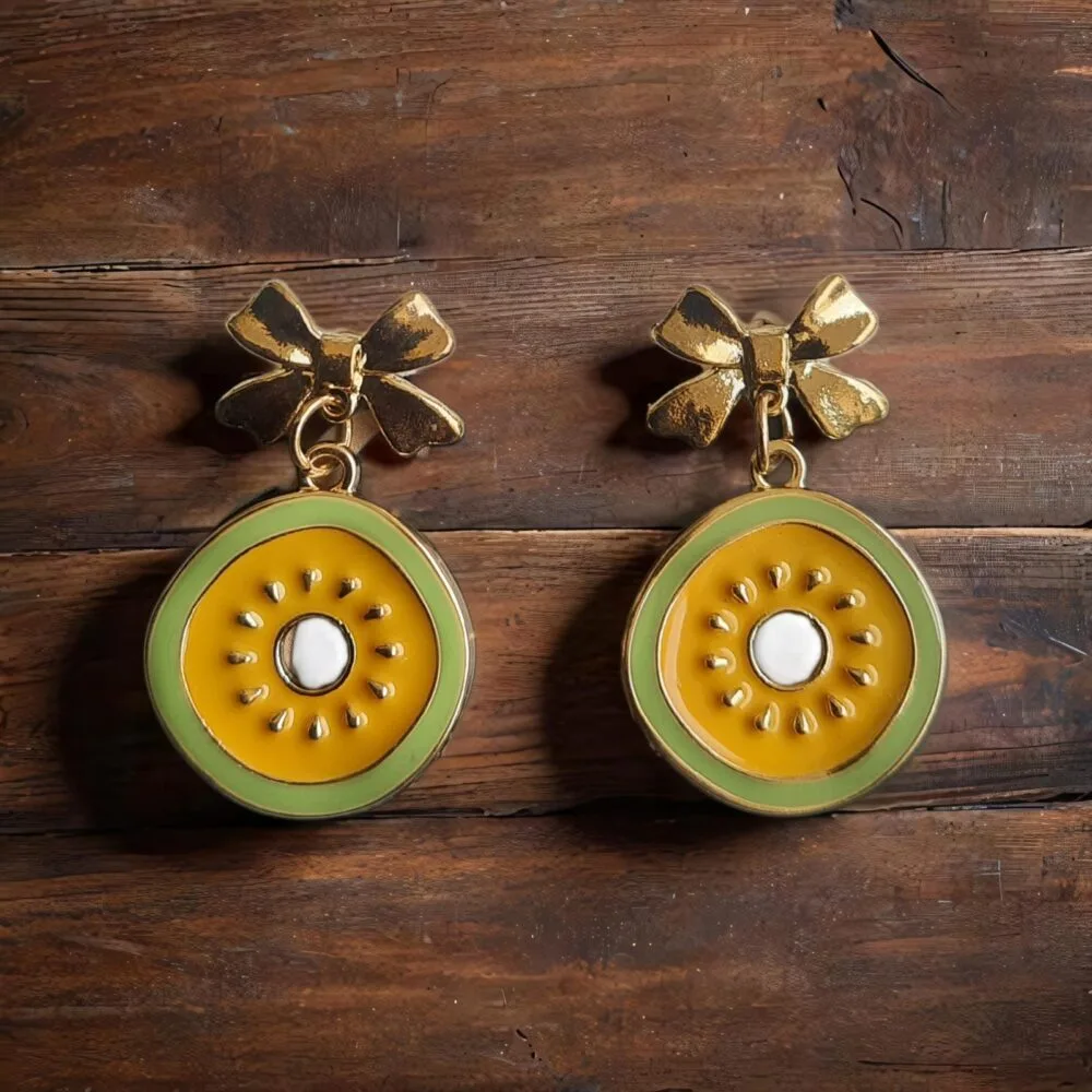 SDL - 1 Set of Beautiful Korean Earrings of Fruit Design