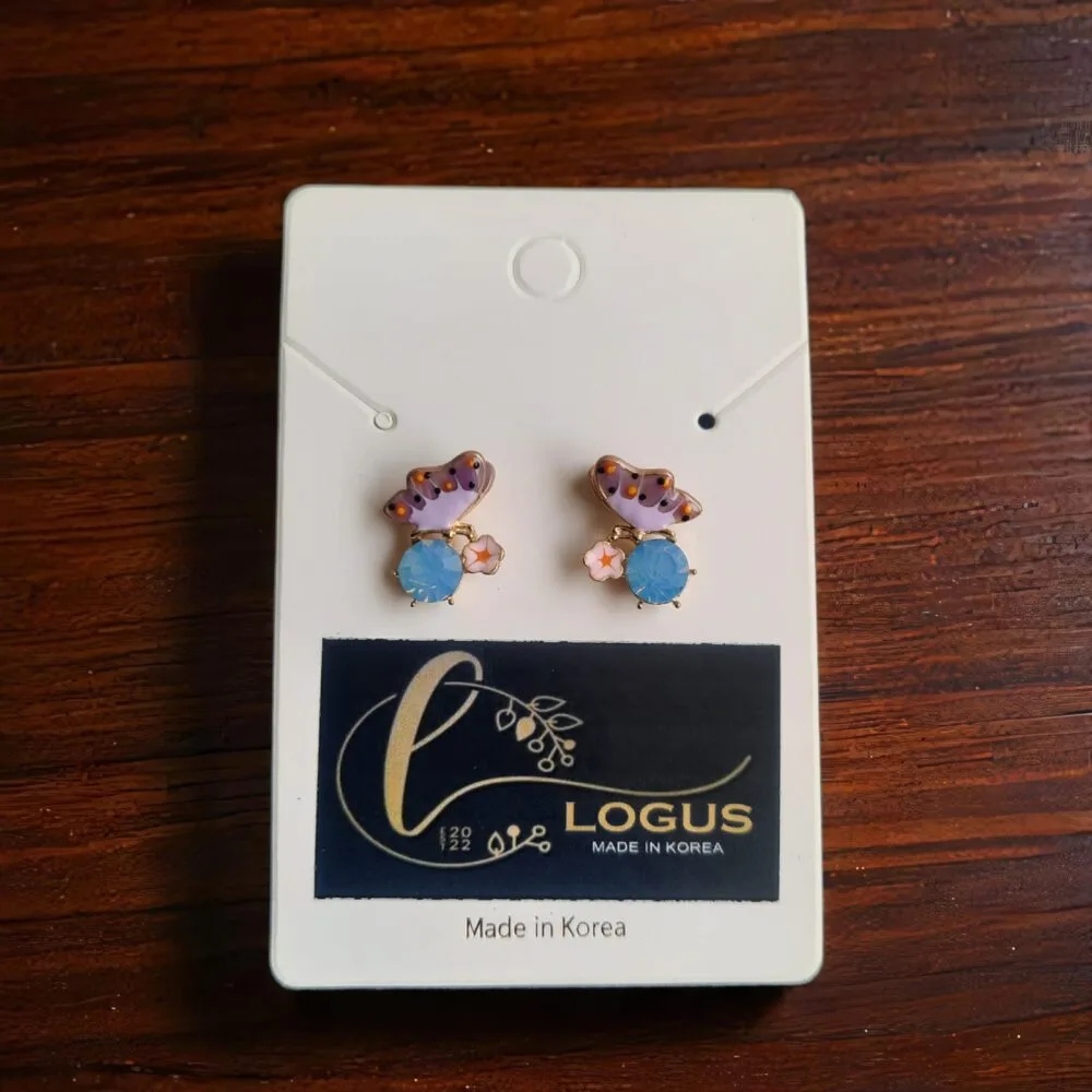 SDL - 1 Set of Beautiful Korean Earrings of Bee Design