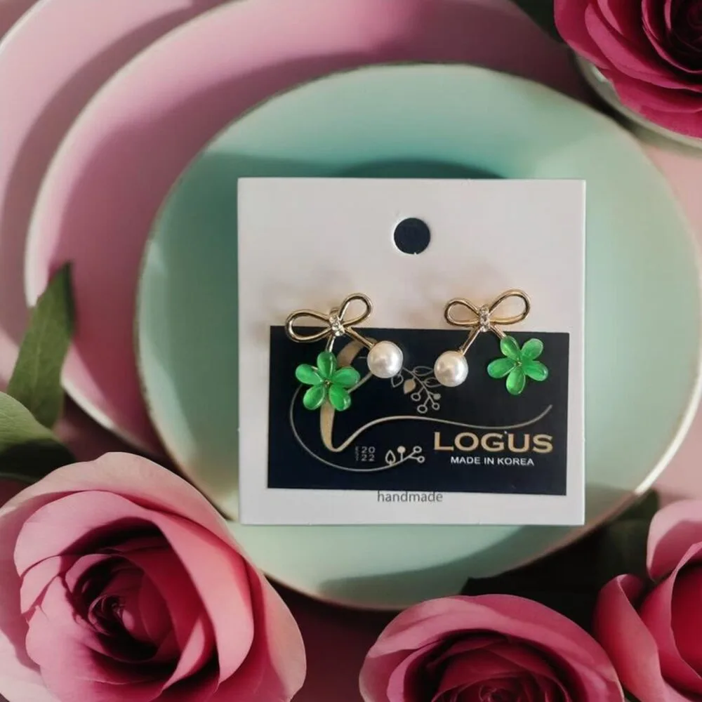SDL - 1 Set of Beautiful Korean Earrings of Stud Type