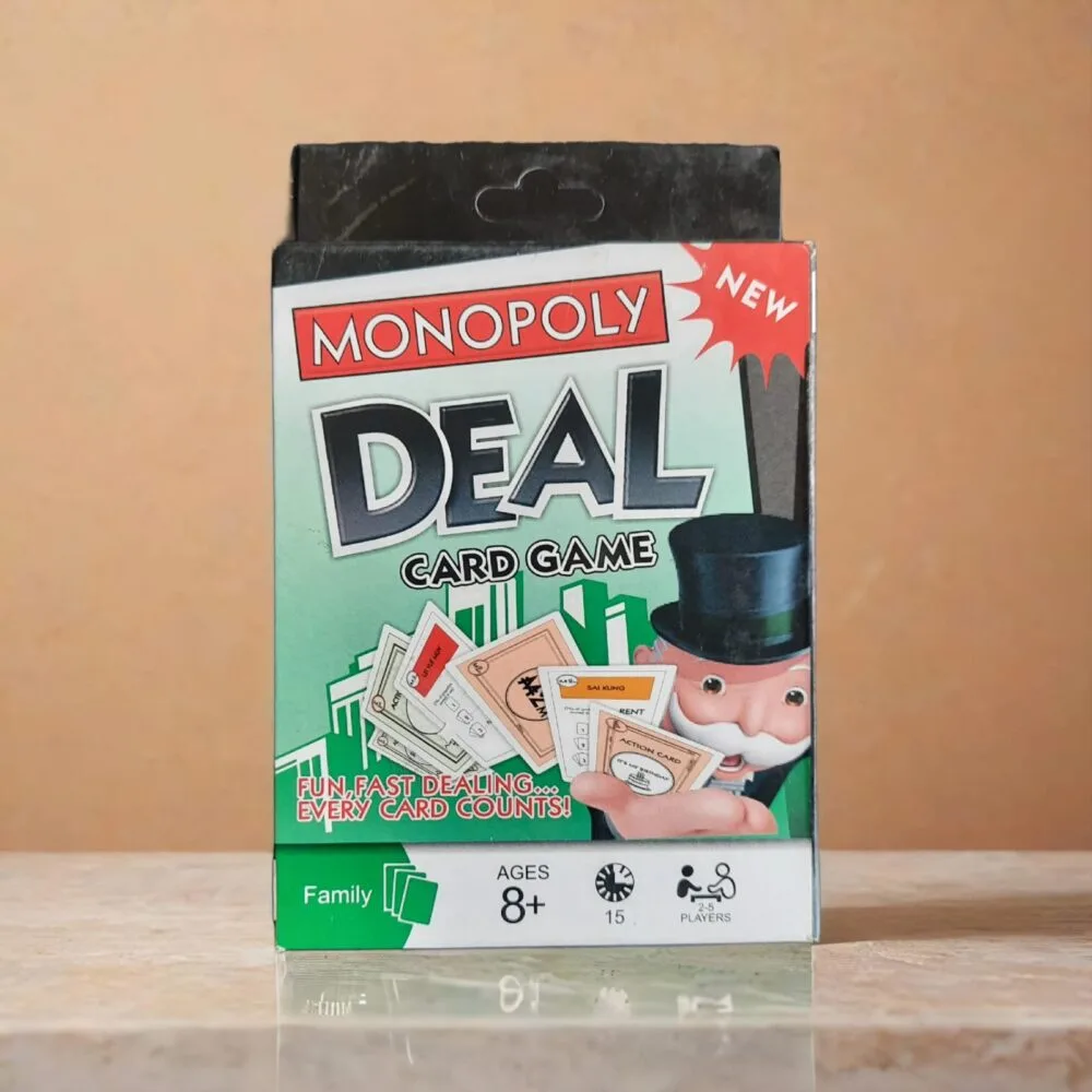 SDL - 1 Set of Monopoly Deal Card Game for Kids and Adults for Indoor Games and Strategy Thinking enhancements