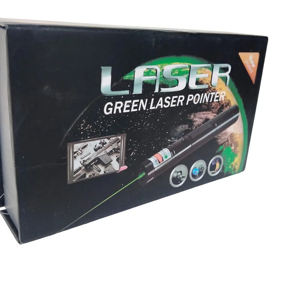 SDL - 1 Set of SuperHero Themed Rechargeable Green Laser Light