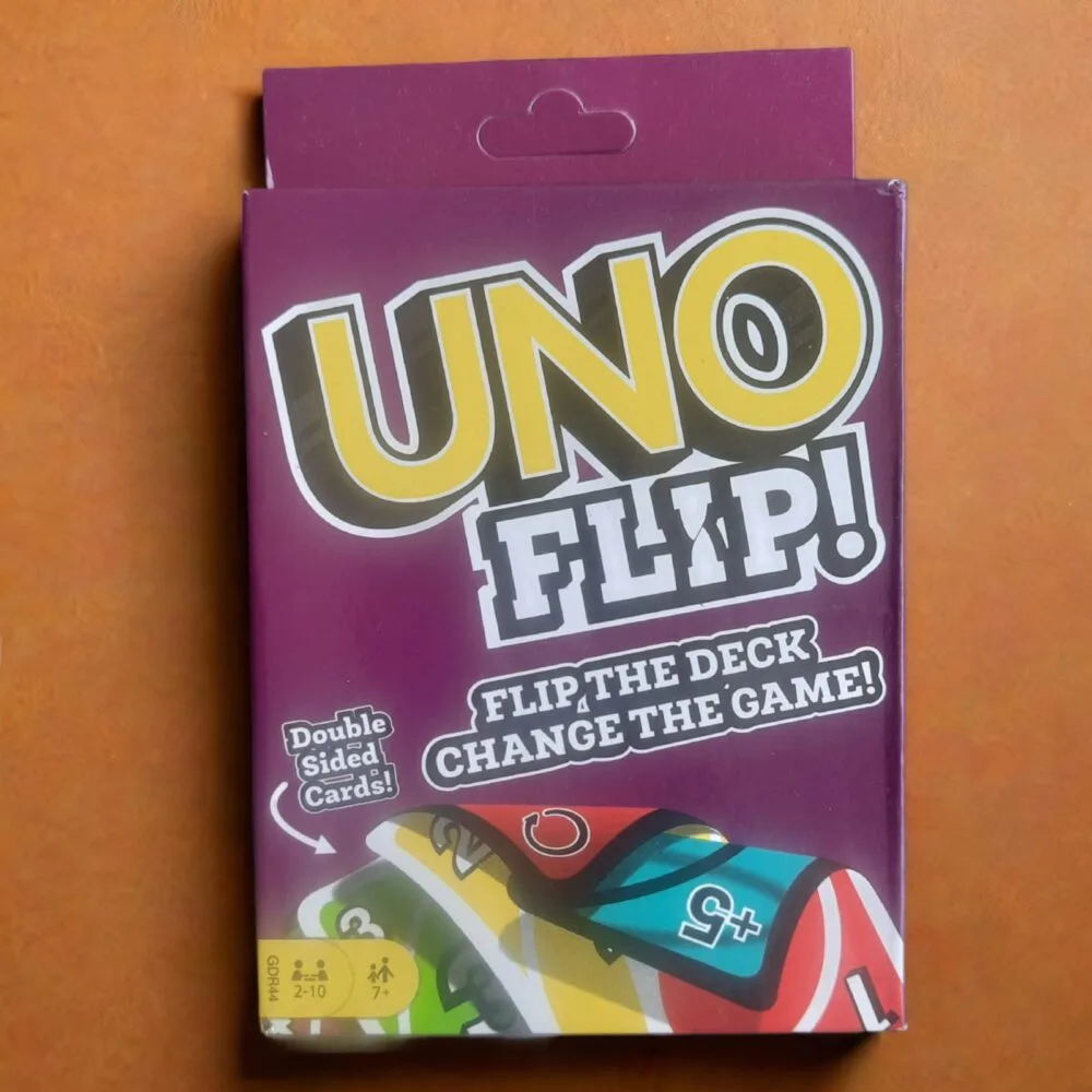 SDL - 1 Set of UNO Flip Card Game for Kids and Adults Party and Indoor Games Fun