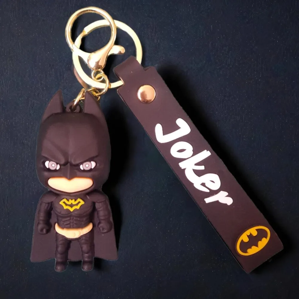 SDL – 1 Piece of Premium Big Size Batman Character Keychain with Tag and Keyrings