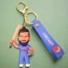 SDL – 1 Piece of Premium Big Size Virat Kohli Character Keychain with Tag and Keyrings