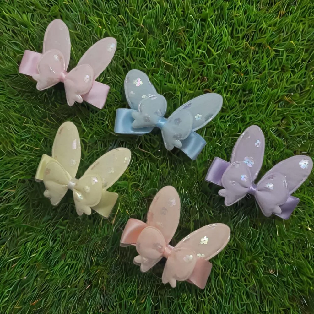 SDL - 1 Piece of Bunny Ear Design Hair Clip for Girls and Kids
