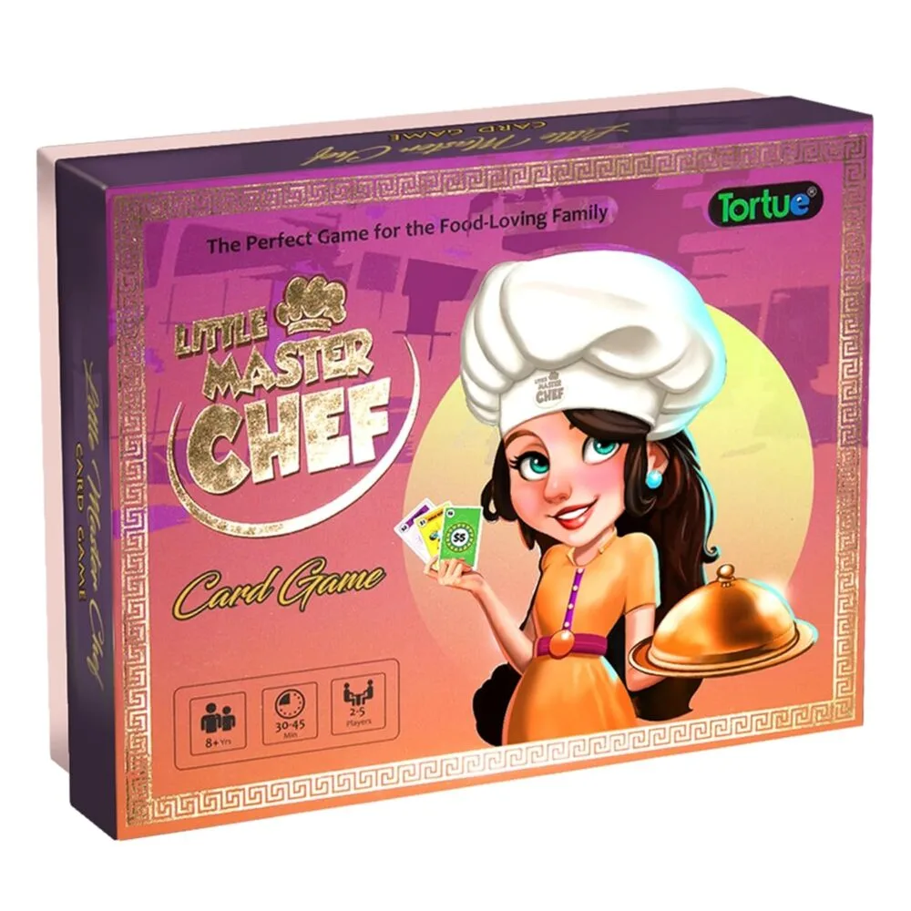SDL - 1 Set of Little Master Chef Card Game based on Cooking Theme for Kids and Family Indoor & Travel Play