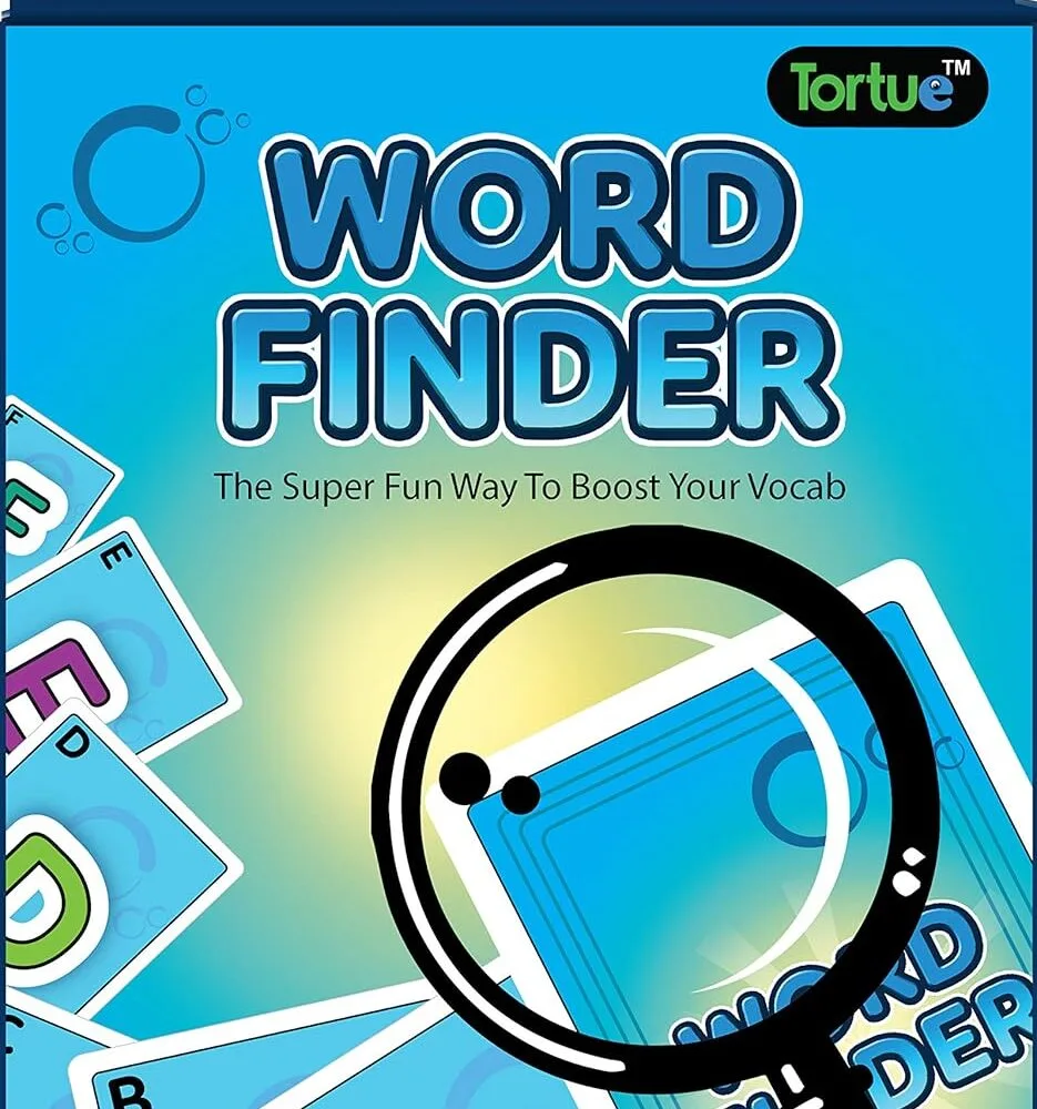SDL – 1 Set of Word Finder Card Game for English Vocabulary and Word Build Skillset for Kids and Adults Indoor & Travel Play