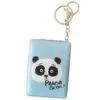 SDL – 1 Piece of Dual Pocket Mirror of Panda Design with Keychains and Keyrings for Travel and Compact Makeup Assistance