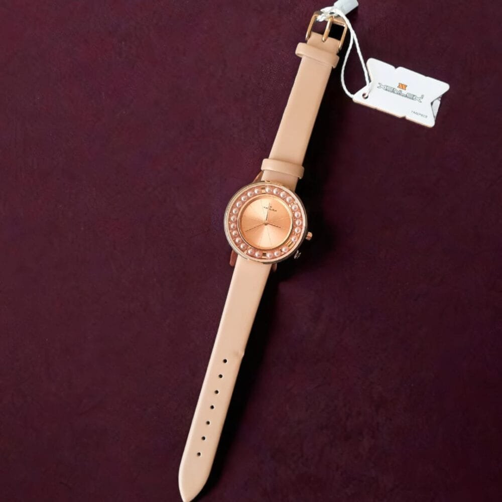 SDL - 1 Piece of Premium Xenlex Girls and Ladies Watch with Stainless Steel Back and Leather Strap