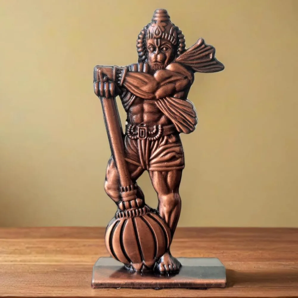 SDL - 1 Piece of Big Size (Height:10cm) Hanuman Idol for Car Dashboard or Puja Room