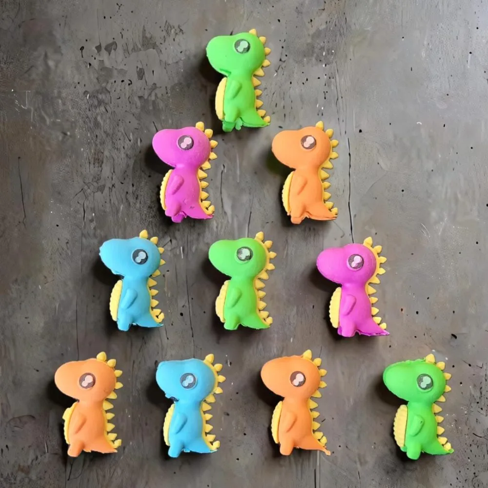 SDL - 1 Piece of Random Color Dinosaur Eraser for Kids and Return Gifts