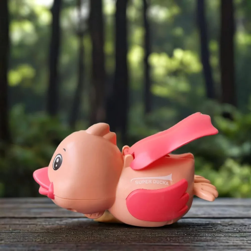 SDL – 1 Piece of Press and Release Type Moving Duck Brid Toy (Non-Battery) for Kids and Babies