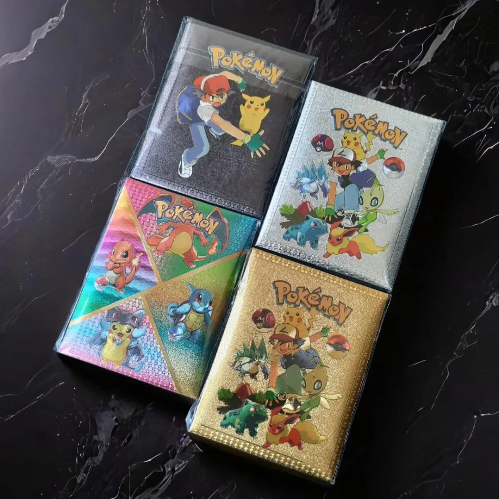 SDL - 4 Sets of Pokemon Playing Cards for Pokemon Lovers (40 Cards Total)