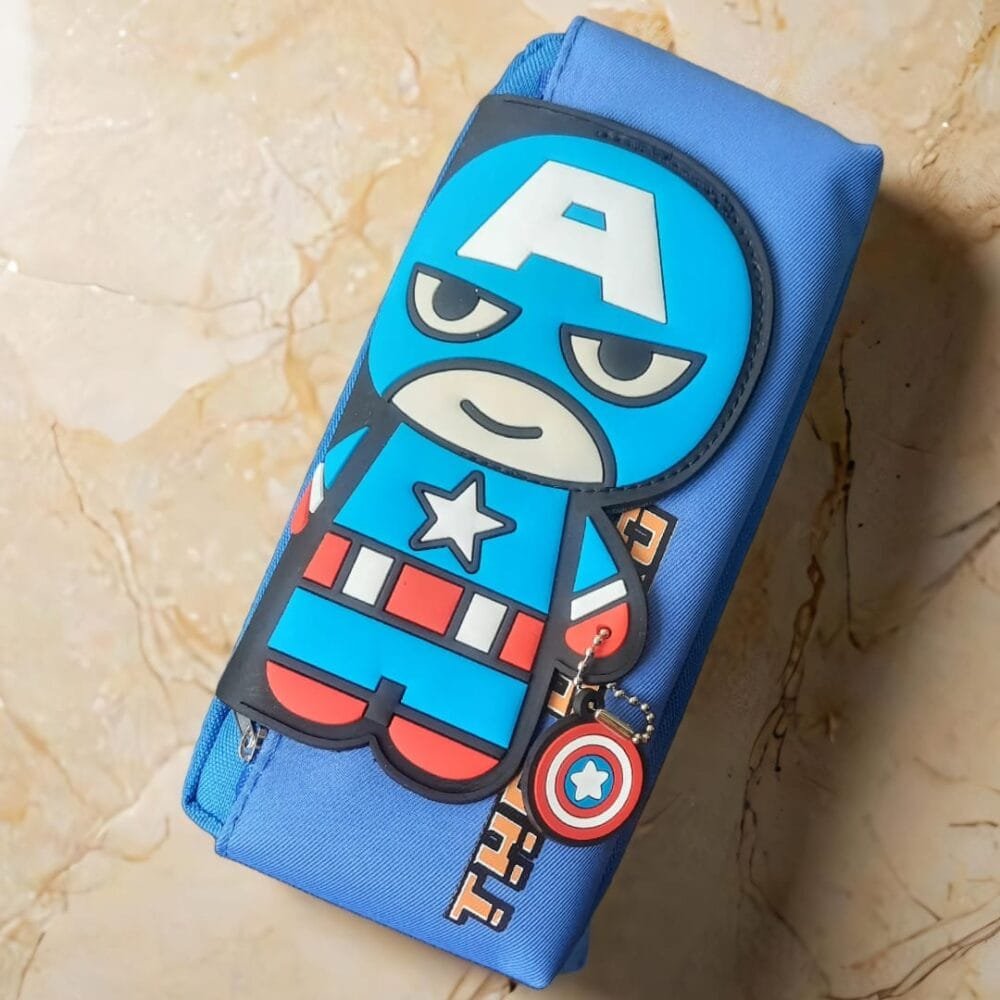 SDL 1 Piece of Superhero SoftPouch or Pencil Pouch for School Supplies