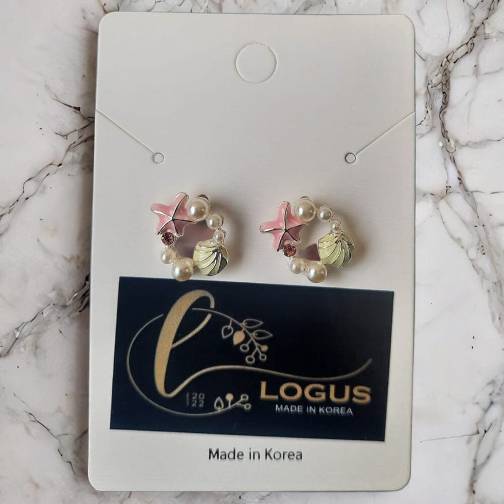 SDL Starfish Ocean Series Design of Korean Fashion Stud Type Earrings for Girls and Ladies