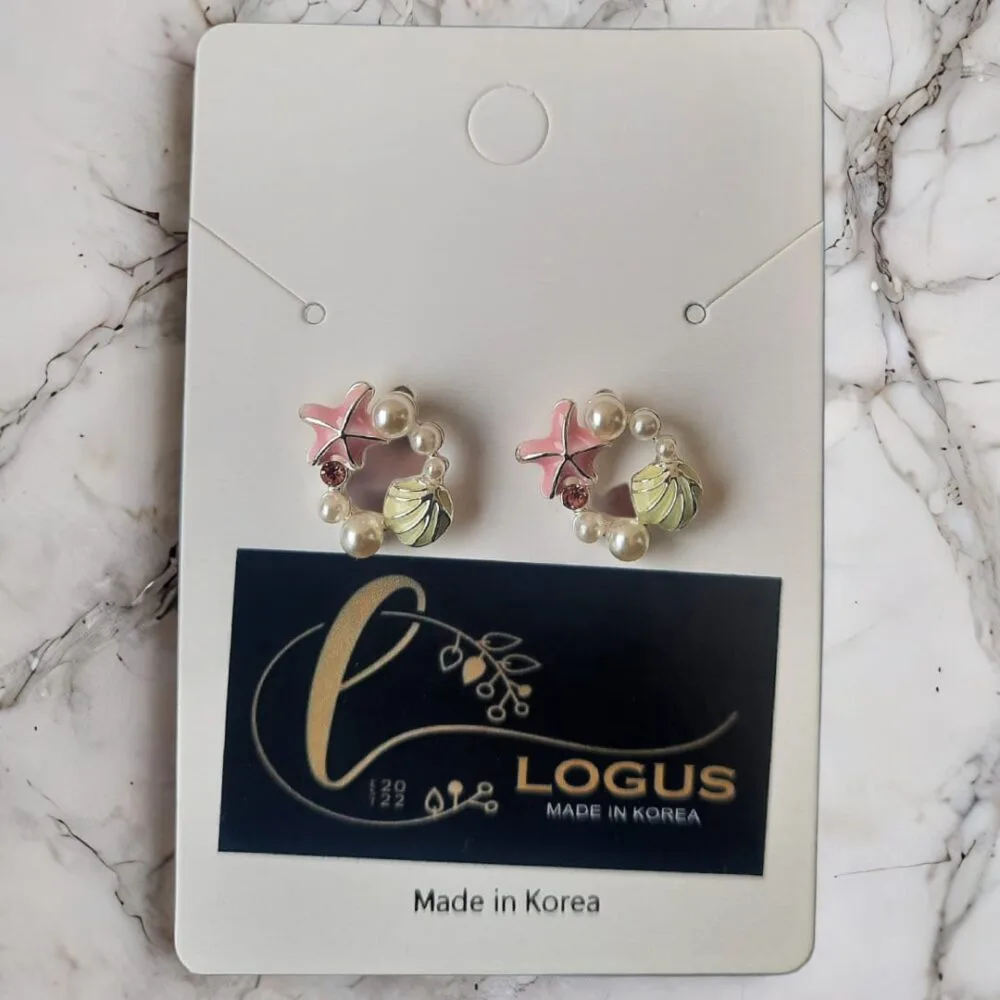 SDL Starfish Ocean Series Design of Korean Fashion Stud Type Earrings for Girls and Ladies