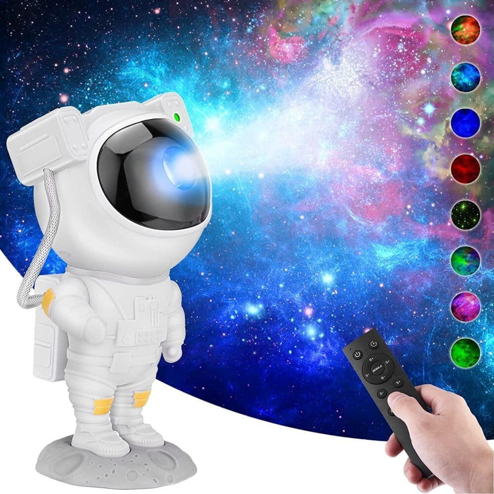 SDL Premium Astronaut 360° Adjustable Galaxy Space Projector Light Lamp with Remote Control Spaceman Night Light for Decoration ​Suitable Gaming Room, Home Theater, Kids, Birthday Gift