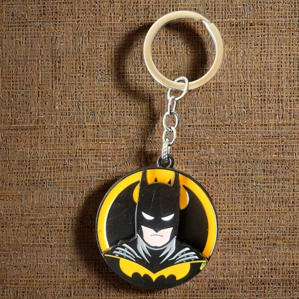 SDL Premium DC Batman Superhero Rotating Keychain for Bike, Car, Cycle and Home Keys