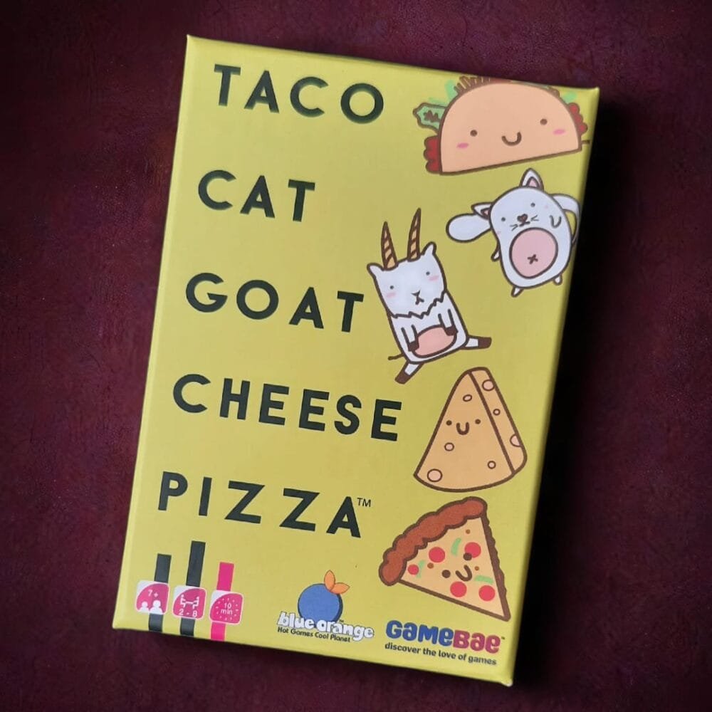 SDL Original Make of Taco Cat Goat Cheese Pizza Card Game for Travel and Indoor Fun Games of Adults and Kids | Blueorange | GameBae