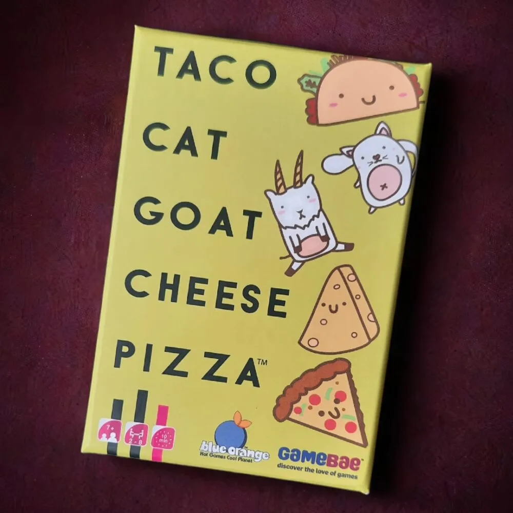SDL Original Make of Taco Cat Goat Cheese Pizza Card Game for Travel and Indoor Fun Games of Adults and Kids | Blueorange | GameBae