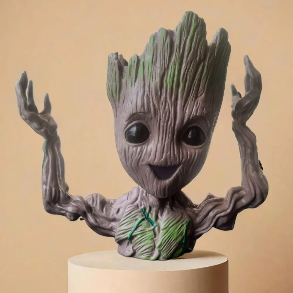 SDL Premium Groot Design Pen/Pencil Stand for Kids and Office Decors