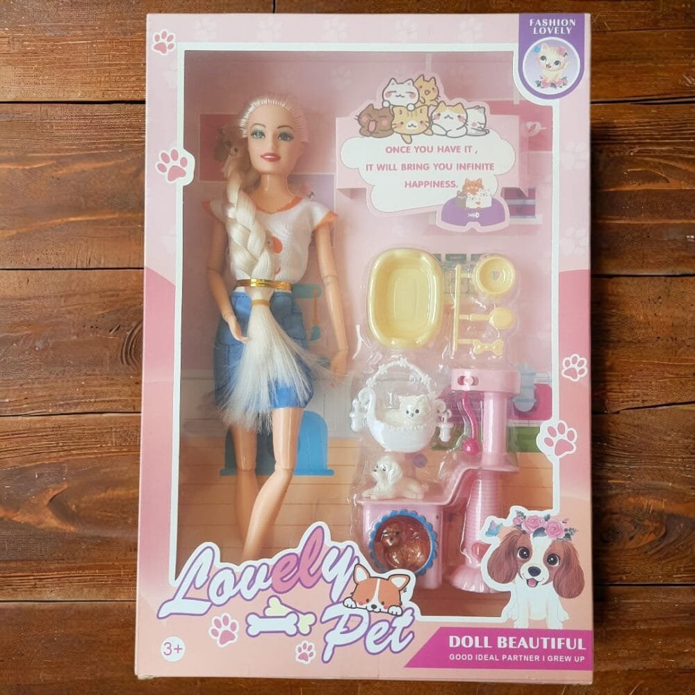 SDL Premium Doll with Pretend Play Gift Set for Kids and Girl Lovers