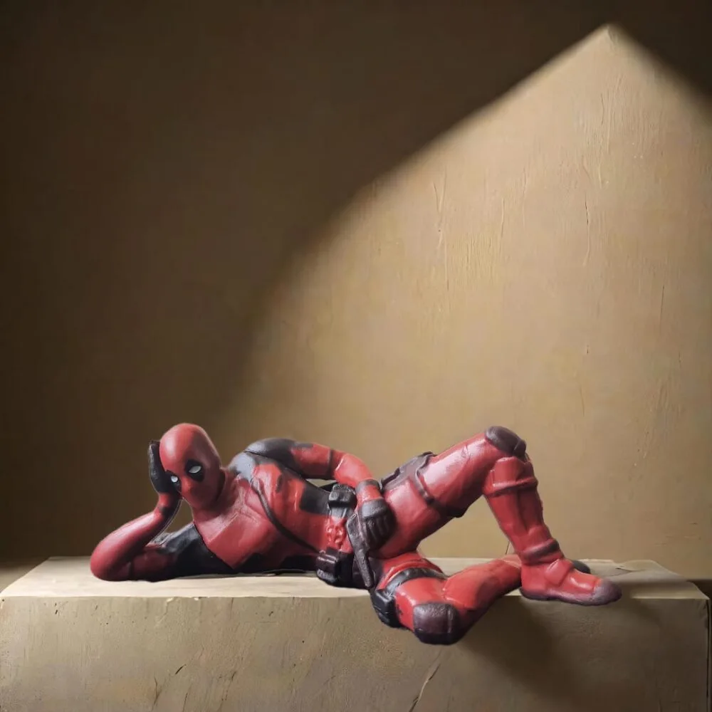 SDL Premium Small Deadpool Miniatures for Cars and Showpieces with Stickers provided