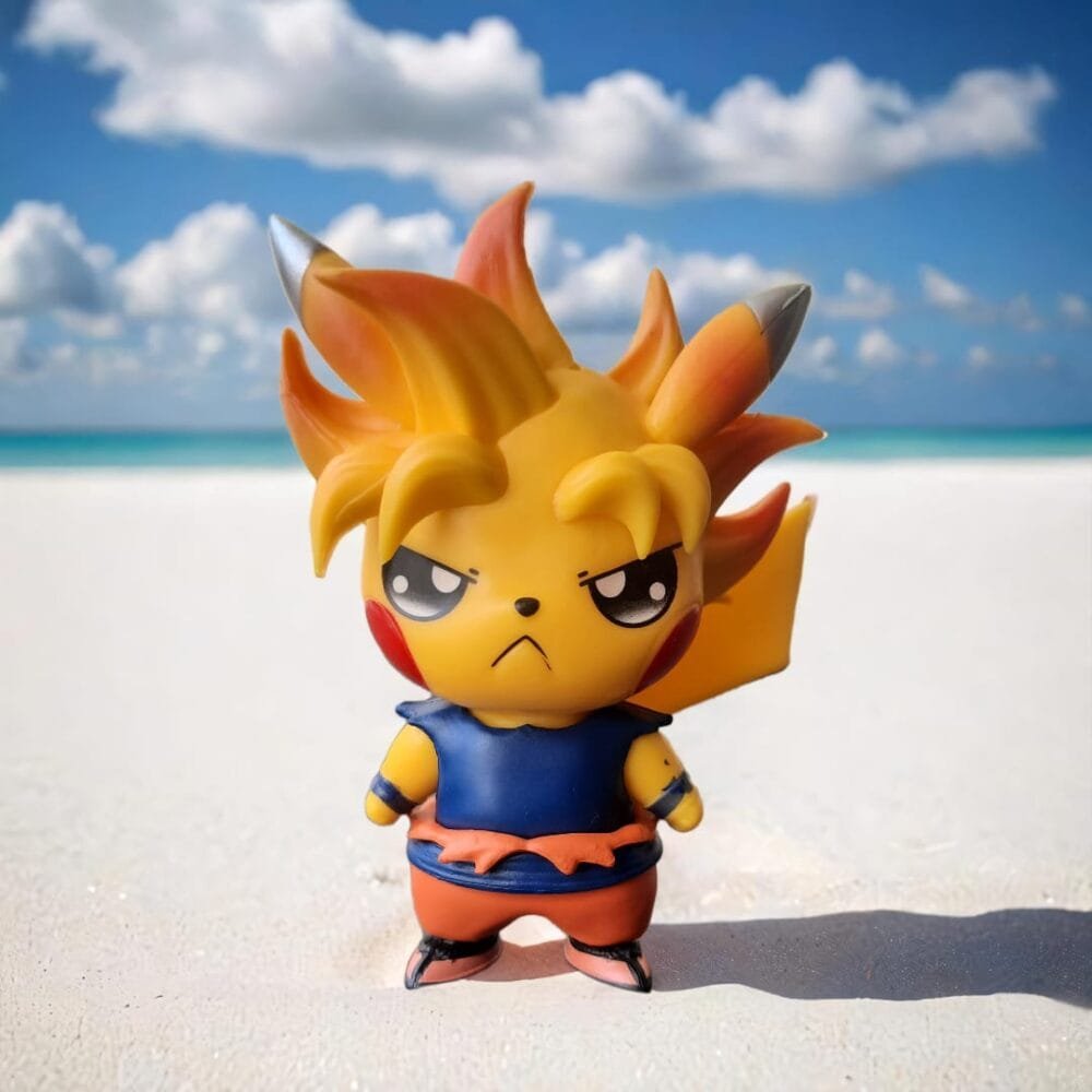SDL Premium Cute Pikachu Showpieces | Pokémon Miniatures for Cars & Showcases
