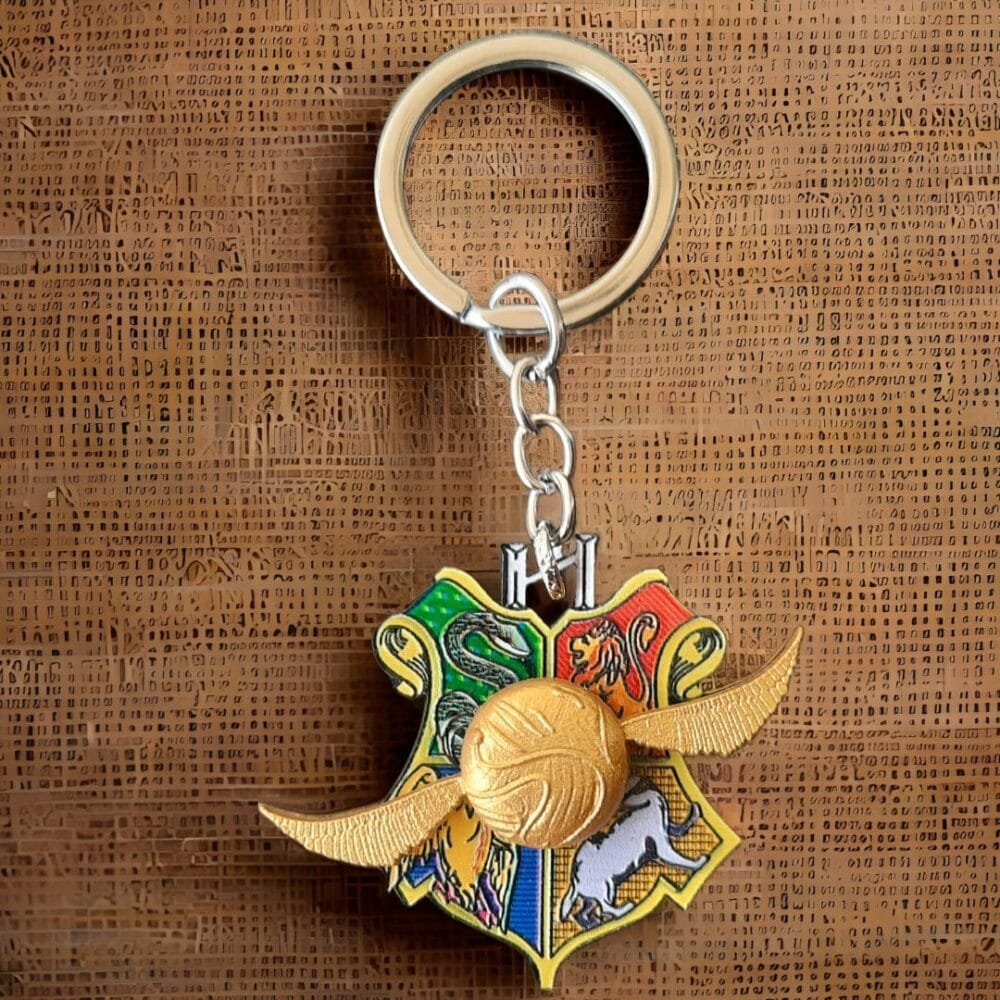 SDL Premium Harry Potter Snitch Design Rotating Keychain for All Keys Type