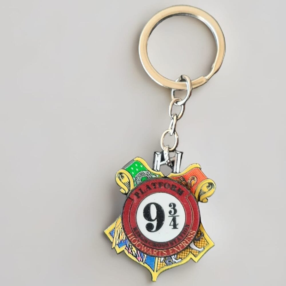 SDL Premium Harry Potter Platform Number Rotating Keychain for All Keys Type
