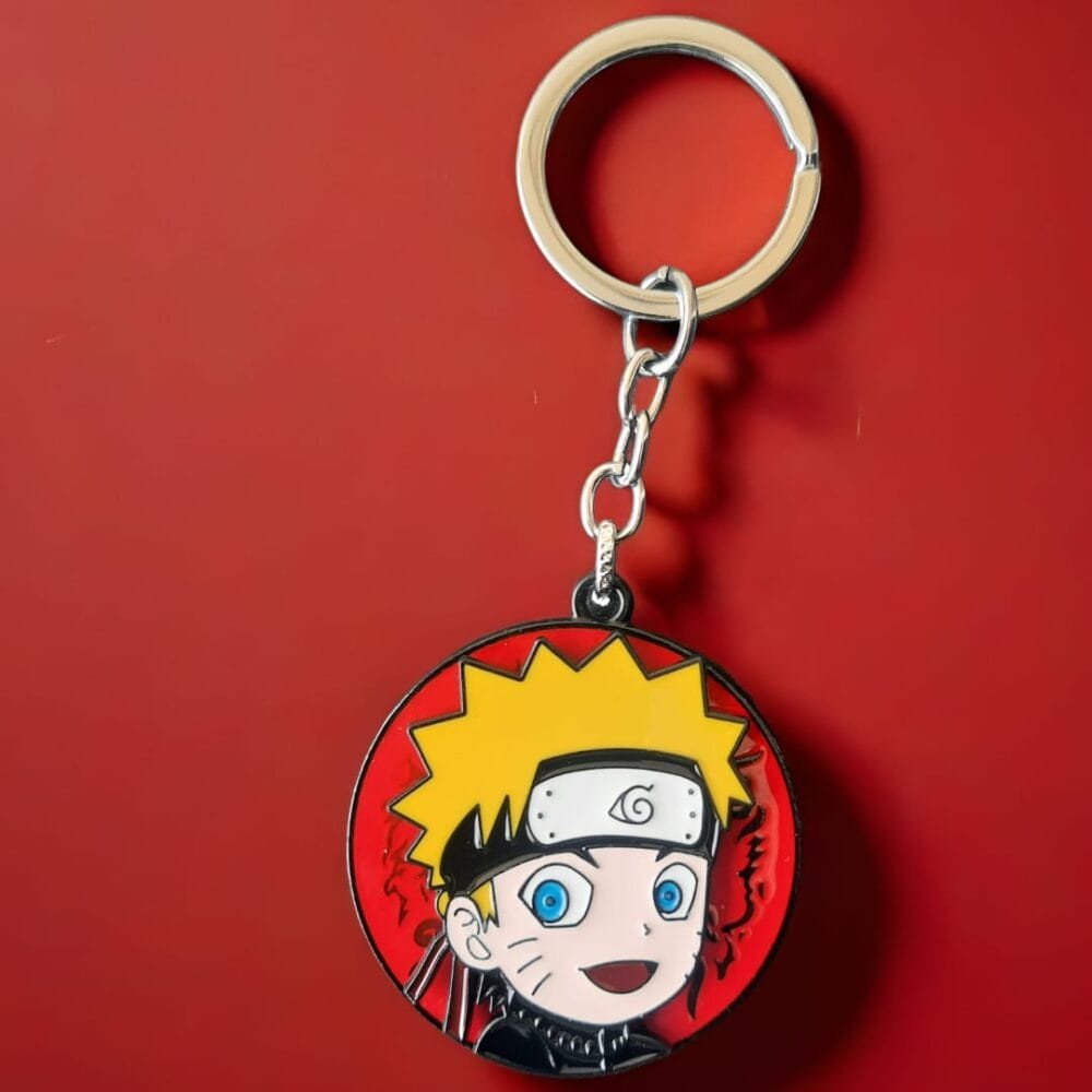 SDL Naruto Rotating Keychain | Premium Anime Key Ring for All Key Types