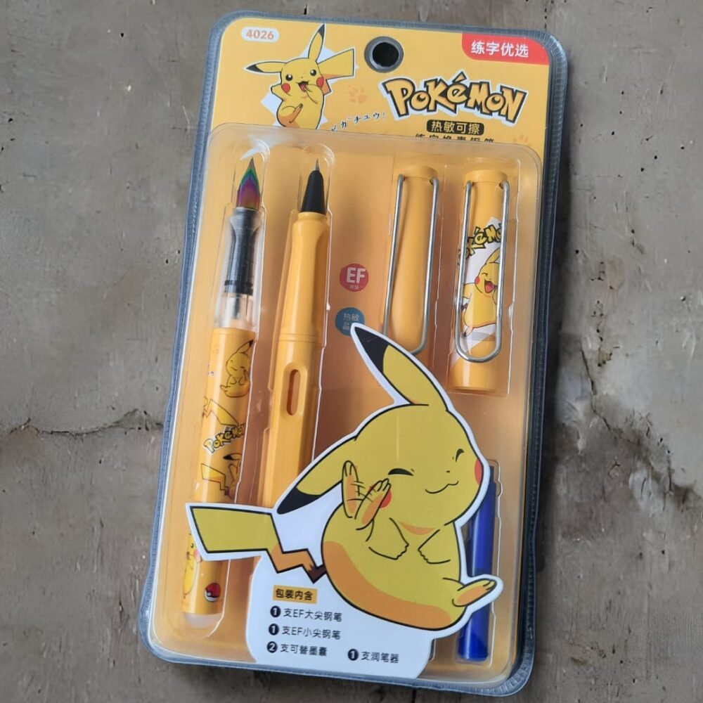 SDL Premium 2 Pieces Pokemon Design Cartridge Pen for Kids and Adults