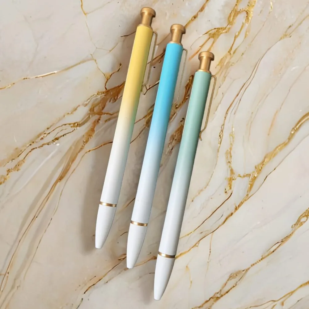 SDL 0.7mm Lead Push Pencils | Set of 3 Mechanical Pencils for School & Office Use