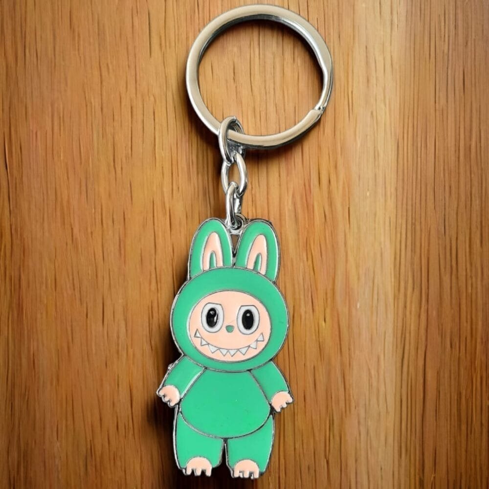 SDL Labubu Metal Keychain | Trending Character Key Ring for All Key Types