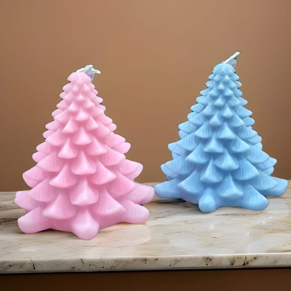 SDL 2 Pieces of Super Cute Christmas Tree Design Light for Decors and Christmas Celebrations