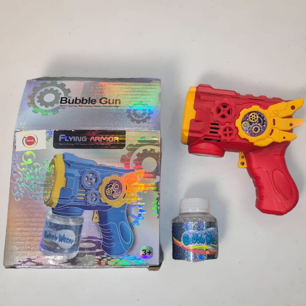 SDL Good Quality Light and Sound Bubble Gun with Bubble Bottle for Kids and Adults