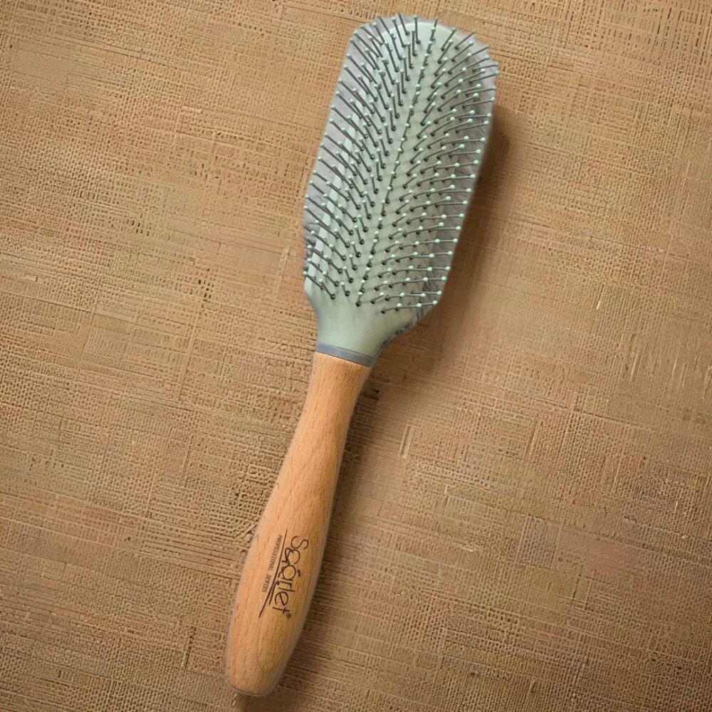 SDL Premium Scarlet Brand Unisex Comb for Adults with Wooden Handle