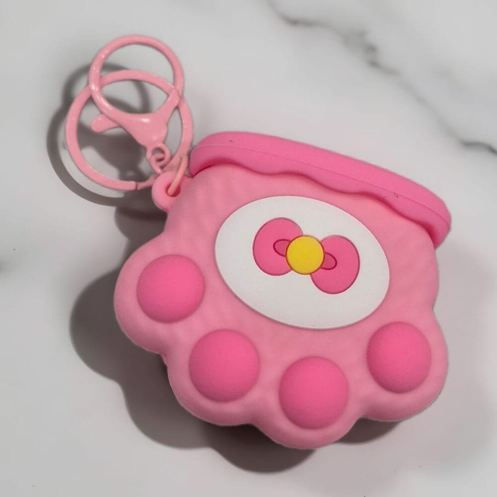 SDL Premium Silicone Squishy Kitty Keychain for Girls and Adults for All Keys Types