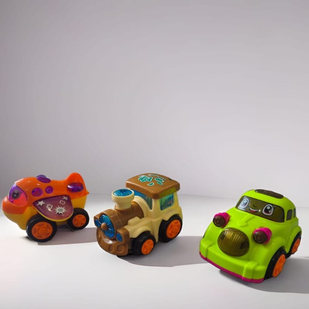 SDL 3 Pieces of Random Color Heavy Duty Transport Toy for Kids and Toddlers