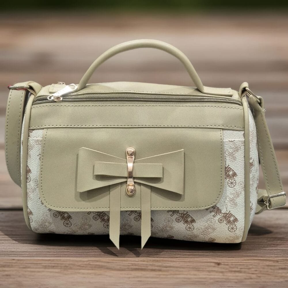 SDL Premium 10inch Length Hand Bag with 2 Compartments and Sling Type for Office, Casual and Party Occasions (Sandal)