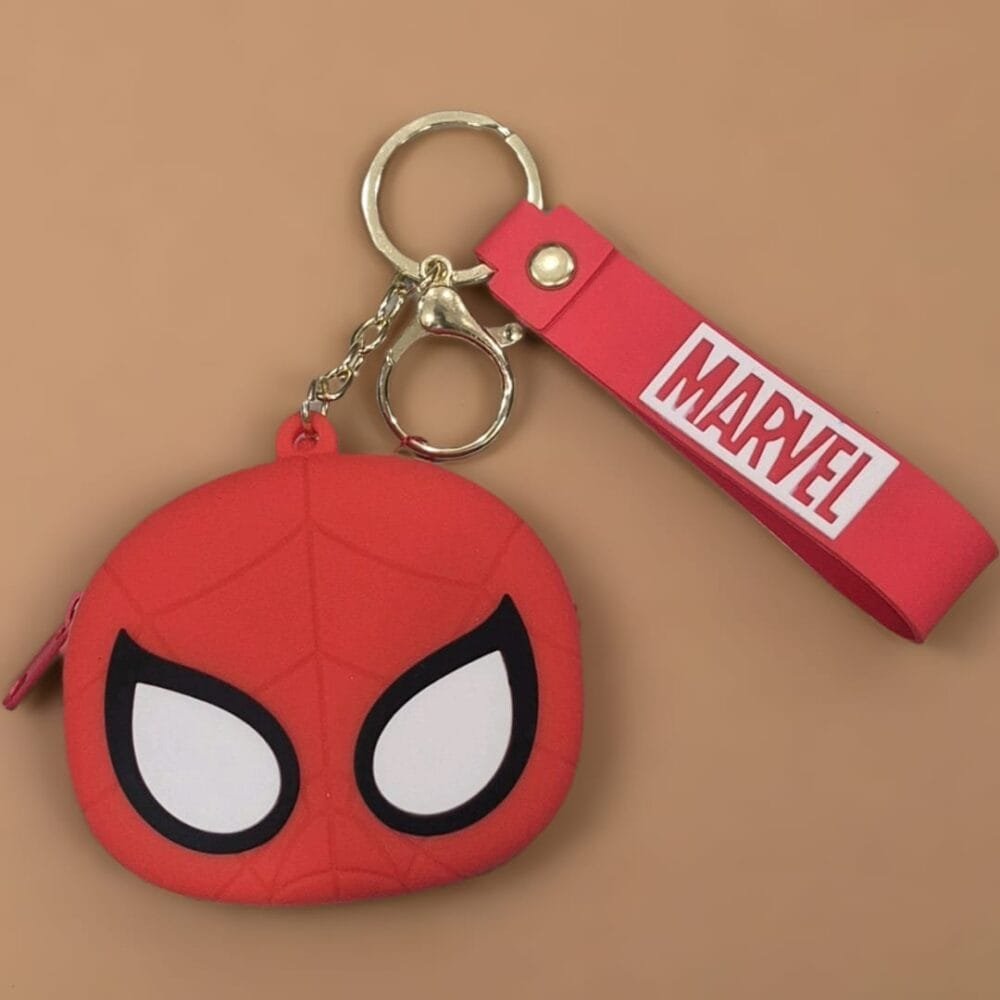 SDL 1 Piece of Premium Deadpool Design Silicone Zip Pouch for Kids and Adults