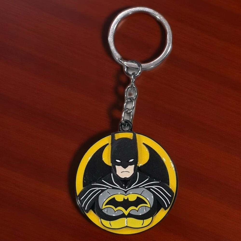 SDL 1 Piece of Batman Design Rotating Keychain for All Key Types