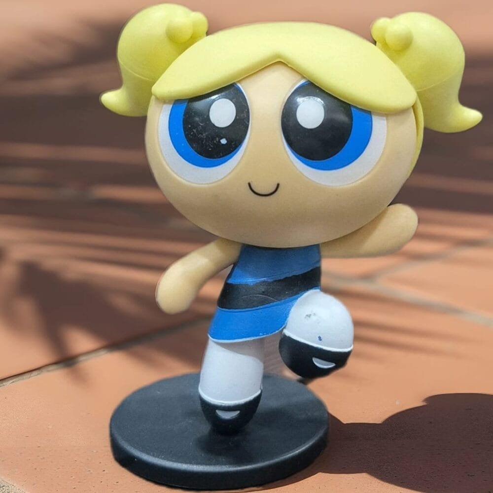 SDL 1 Piece of Powerpuff Girls Bubbles Figurines for Kids and Adults Decor And Showpieces