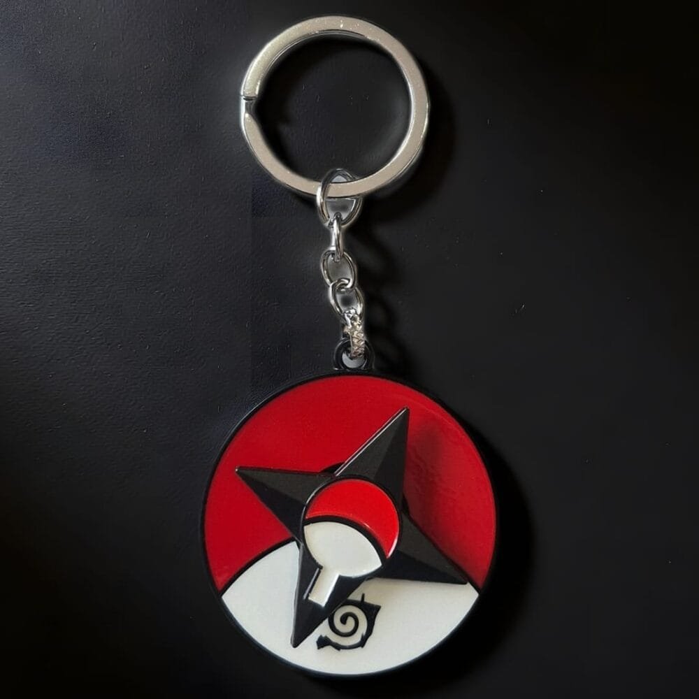 SDL 1 Piece of Naruto Design Rotating Keychain for All Key Types