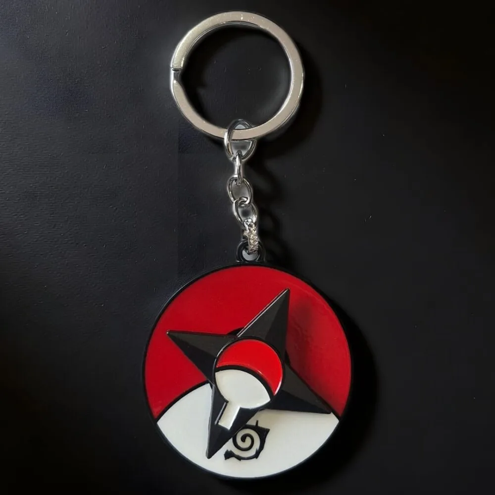 SDL 1 Piece of Naruto Design Rotating Keychain for All Key Types