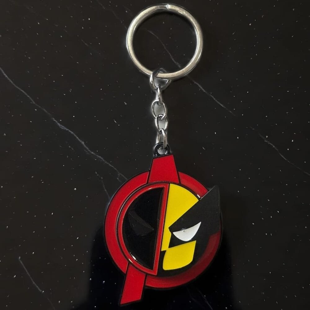 SDL 1 Piece of Wolverine Design Rotating Keychain for All Key Types